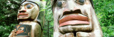 Totem Poles  Capilano  Vancouver  British Columbia  Canada