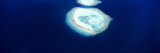 High Angle View of a Lagoon  French Polynesia
