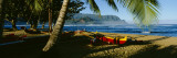 Catamaran on the Beach  Hanalei Bay  Kauai  Hawaii  USA