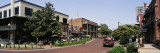 Sidewalk Cafe and a Car Parked by the Roadside  Adams Street  Tallahassee  Florida  USA