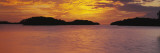 Silhouette of Islands in the Sea  Everglades National Park  Miami  Florida  USA