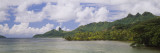 Clouds over an Island  Huahine  French Polynesia