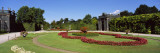Formal Garden in Front of a Building  Schonbrunn Gardens  Vienna  Austria