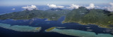 Aerial View of an Island  Tahaa  French Polynesia