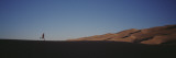 Runner Jogging in the Park  Great Sand Dunes National Monument  Colorado  USA