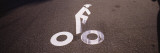 Bicycle Painted on the Road