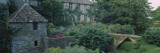 Garden in Front of a Castle  Beverston Castle  Gloucestershire  England