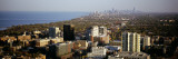 City at the Coast with Chicago in the Background  Evanston  Illinois  USA