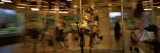 People Enjoying Carousel Ride at a Fair  Congress Park  Saratoga Springs  New York  USA
