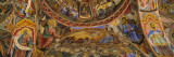 Fresco on the Ceiling of a Monastery  Rila Monastery  Bulgaria