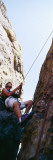 Rock Climber  Rocky Mountain National Park  Colorado  USA