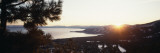 Lake Tahoe at Sunrise  Californian Sierra Nevada  California  USA