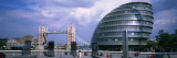 Government Building near a Bridge  Town Hall  Tower Bridge  London  England