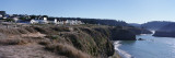 Buildings at the Coast  Mendocino  Mendocino County  California  USA