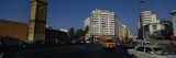 Traffic on the Road  United Nations Square  Casablanca  Morocco