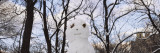 Snowman in Central Park  New York  USA
