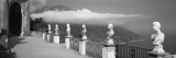 Marble Busts Along a Walkway  Ravello  Amalfi Coast  Salerno  Campania  Italy