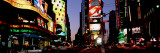 Traffic on a Road  Times Square  New York  USA