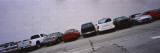 Cars Parked in a Parking Lot  San Francisco  California  USA