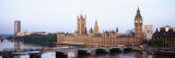 Westminster Bridge  Big Ben  Houses of Parliament  Westminster  London  England