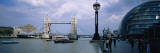 Bridge over a River  Tower Bridge  Thames River  London  England