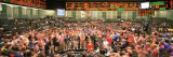Large Group of People on the Trading Floor  Chicago Board of Trade  Chicago  Illinois  USA