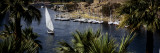 Sailboat in Nile River  Aswan  Egypt