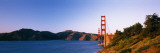 Suspension Bridge across the Sea  Golden Gate Bridge  San Francisco  California  USA