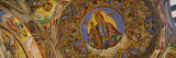 Fresco on the Ceiling of a Monastery  Rila Monastery  Bulgaria