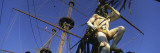 Statue on a Ship's Bow  Genoa  Italy