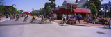 Spectators Watching a Bicycle Race  Grand Rapids  Kent County  Michigan  USA