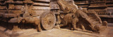 Sculptures of Animals Carved in a Temple  Tamil Nadu  India