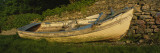 Old Fishing Boat in Front of a Stone Wall  Westport  County Mayo  Republic of Ireland