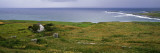 Coastal Landscape with White Stone House  Galway Bay  the Burren Region  Ireland