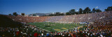 High Angle View of Spectators Watching a Football Match in a Stadium  Rose Bowl Stadium