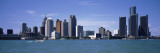 Buildings at the Waterfront  Detroit  Wayne County  Michigan  USA