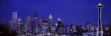 Skyscrapers in a City  Seattle  Washington State  USA