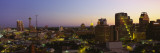 Buildings Lit Up at Dusk  San Antonio  Texas  USA