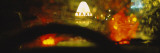Taxi in the Rain at Night  San Francisco  California  USA