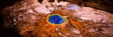Aerial View of a Hot Spring  Grand Prismatic Spring  Yellowstone National Park  Wyoming  USA