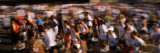 Crowd Participating in a Marathon Race  Bay Bridge  San Francisco  California  USA