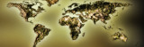 Close-Up of a World Map