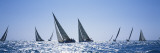 Sailboats Racing in the Sea  Farr 40's Race During Key West Race Week  Key West Florida  2000