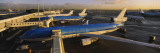 View of Airplanes at an Airport  Amsterdam Schiphol Airport  Amsterdam  Netherlands
