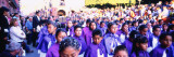 Girls and Boys Walking in a Good Friday Procession  San Miguel de Allende  Guanajuato  Mexico