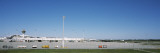 Pole and Vehicle Trailers at an Airport  Munich Airport  Munich  Bavaria  Germany
