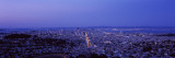 Aerial View of a City  Twin Peaks  San Francisco  San Francisco County  California  USA