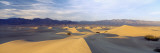 Sand Dunes in a Desert with Mountains in the Background  Mesquite Flat Dunes