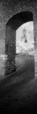 Church Viewed Through an Archway  Puerta Del Sol  Medina Sidonia  Cadiz  Andalusia  Spain