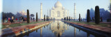 Reflection of a Mausoleum in Water  Taj Mahal  Agra  Uttar Pradesh  India